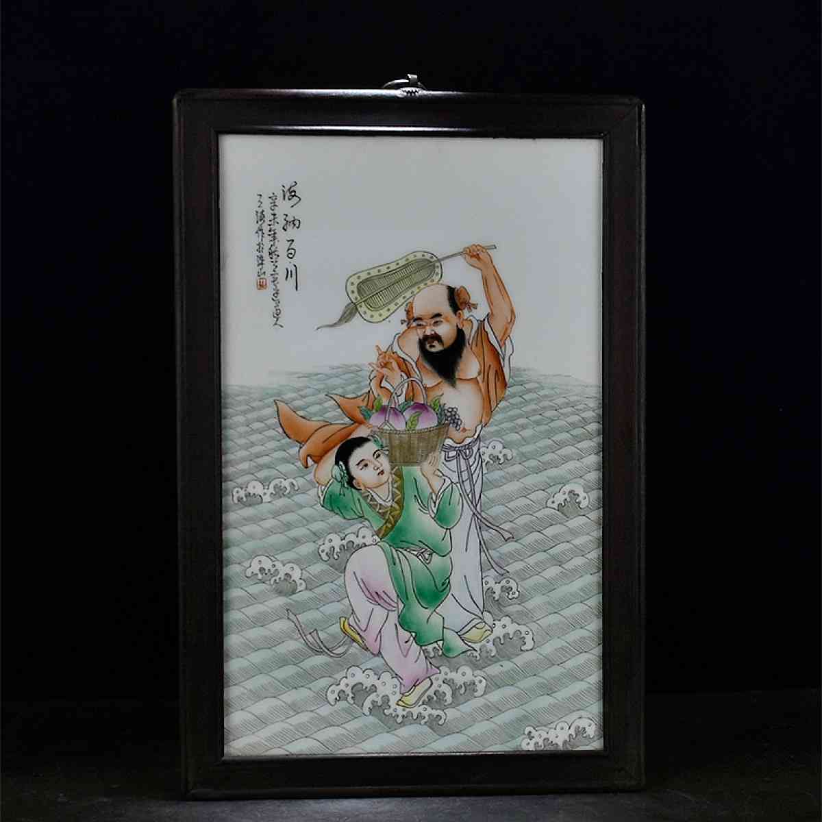 Chinese ceramic painting Asian antique porcelain - Alicia, Arkansas - FleaMarketBay