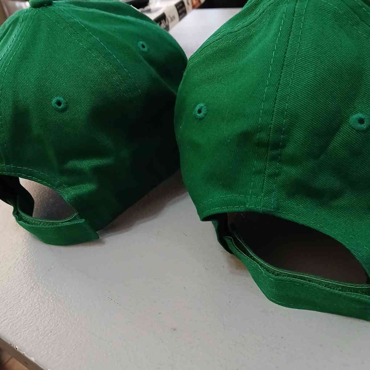 Lot of 2 Green New Era Indiana Pacers caps