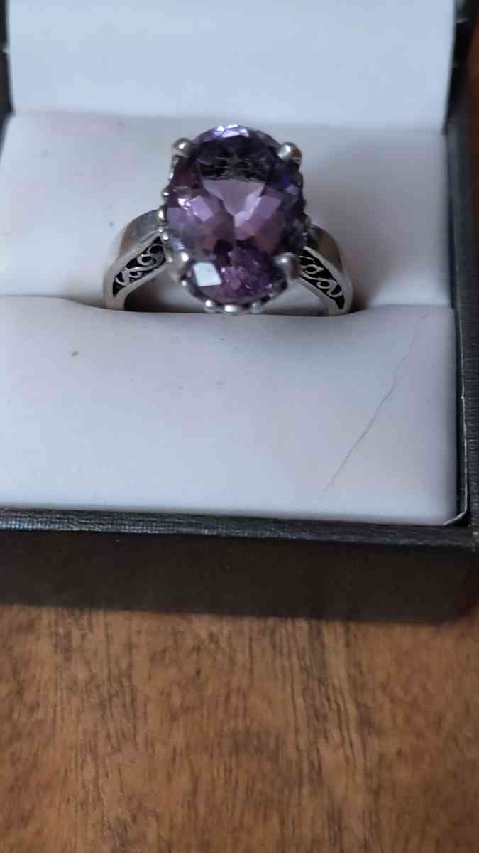 Kabana Sterling Amethyst Ring
