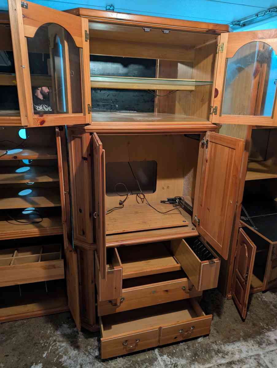 3 piece entertainment center