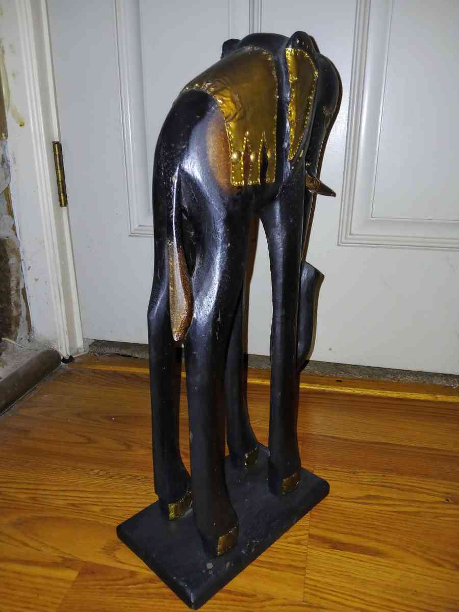 Vintage Handcrafted Elephant - Coeur D Alene, Idaho - FleaMarketBay