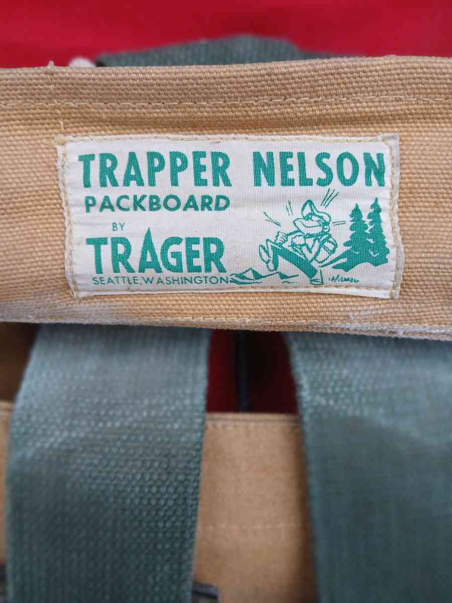 vintage Trapper nelson packboard by trager