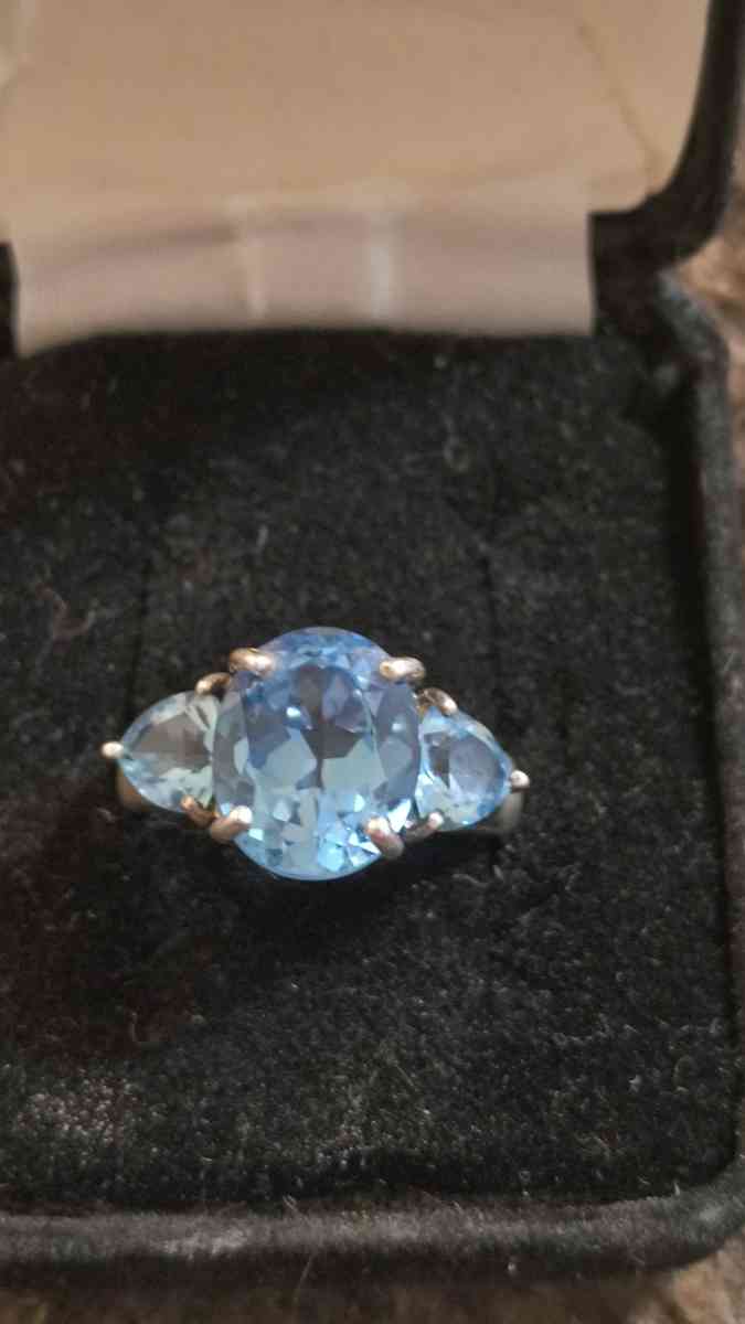 Blue Topaz Ring