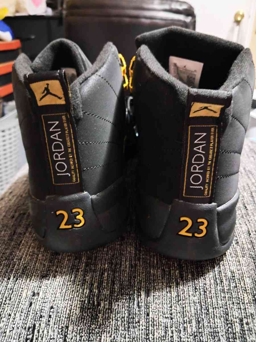 Jordan retro 12s black taxi
