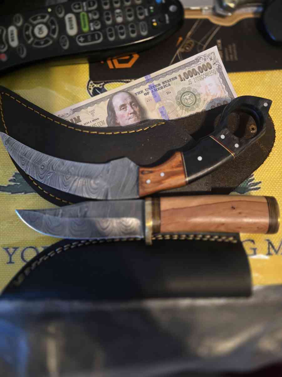 Damascus Steel knives