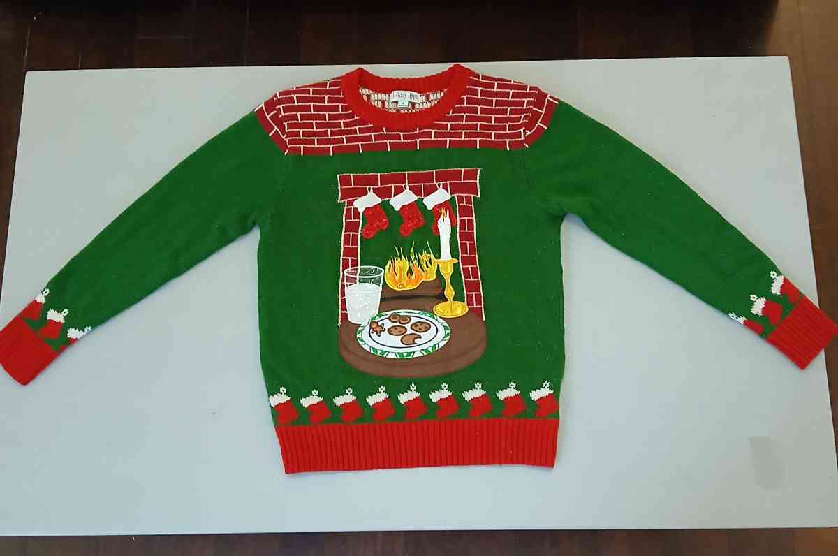 Vintage Holiday Hype Christmas Ugly Sweater for Women Size S