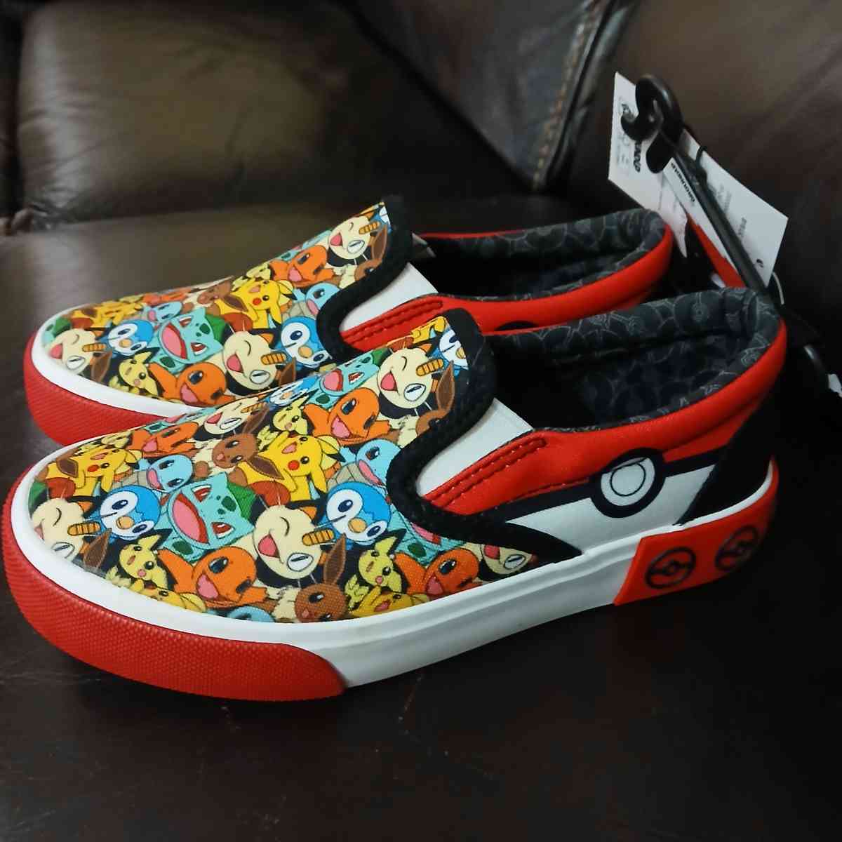 Pokemon slip on shoes youth size 1