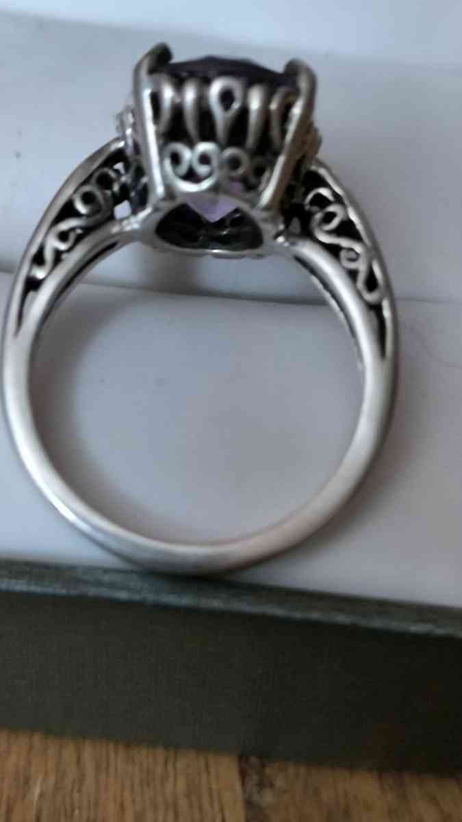 Kabana Sterling Amethyst Ring