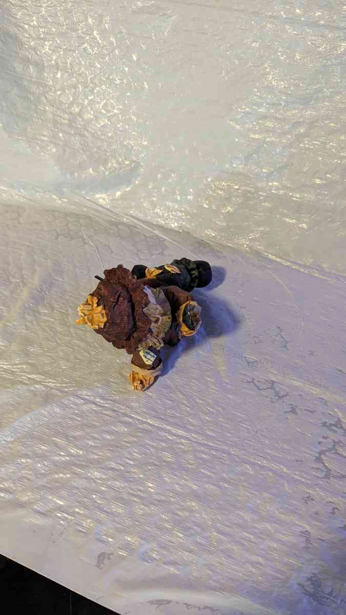 Resin Gardening Scarecrow Girl Figure