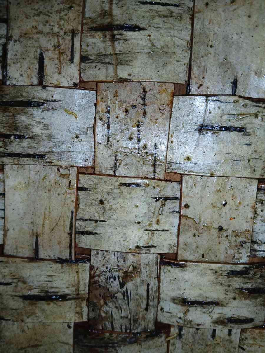 Birch Bark Heart handcrafted wall hanging - Clark Fork, Idaho - FleaMarketBay