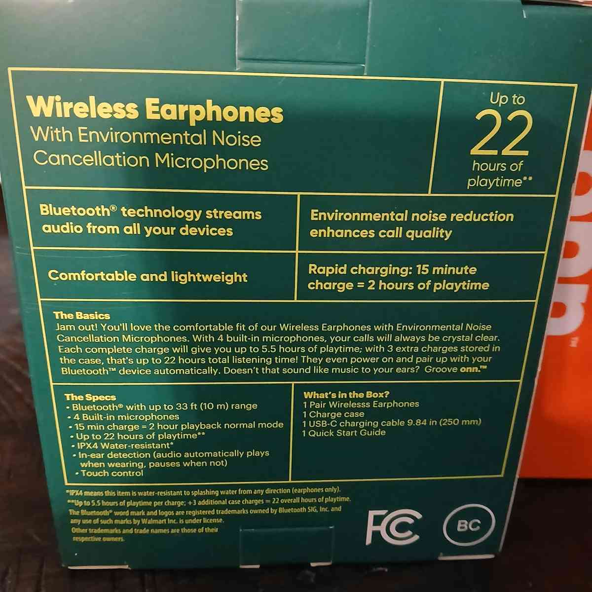 Onn Wireless earphones