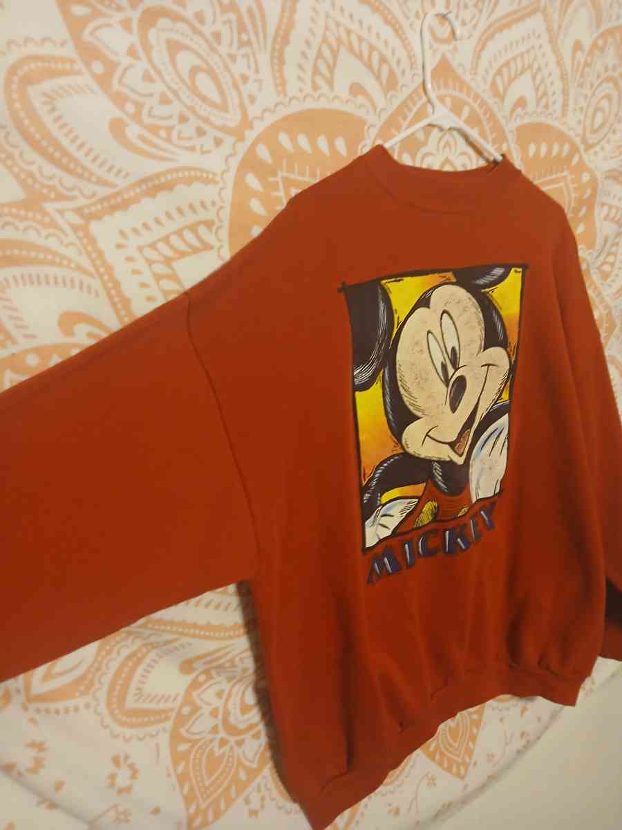 90s Mickey Unlimited Vintage Red 2XL Graphic Sweater Grailed