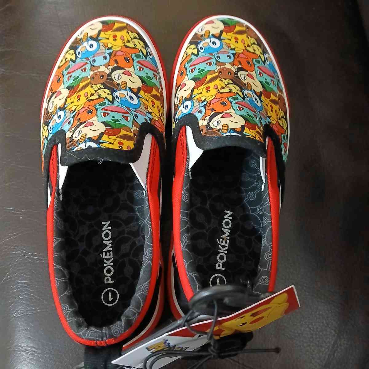 Pokemon slip on shoes youth size 1