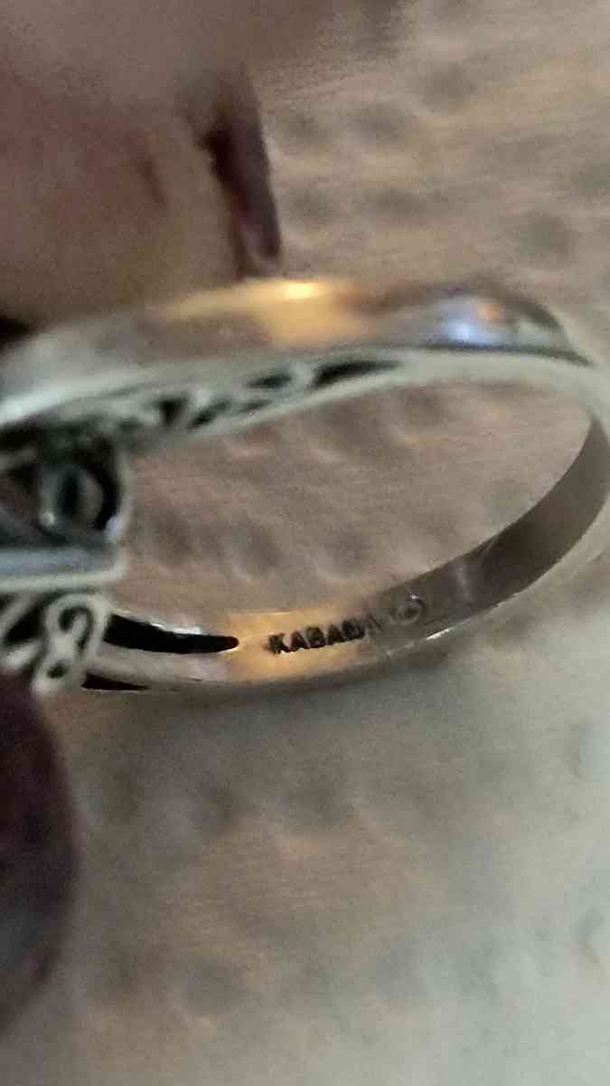 Kabana Sterling Amethyst Ring