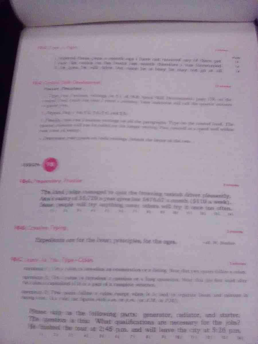Complete Course Sixth Edition College Typewriting - Louisiana, Missouri - FleaMarketBay