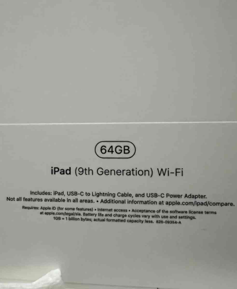 iPad 9th Generation 64GB  WiFi  Space Gray