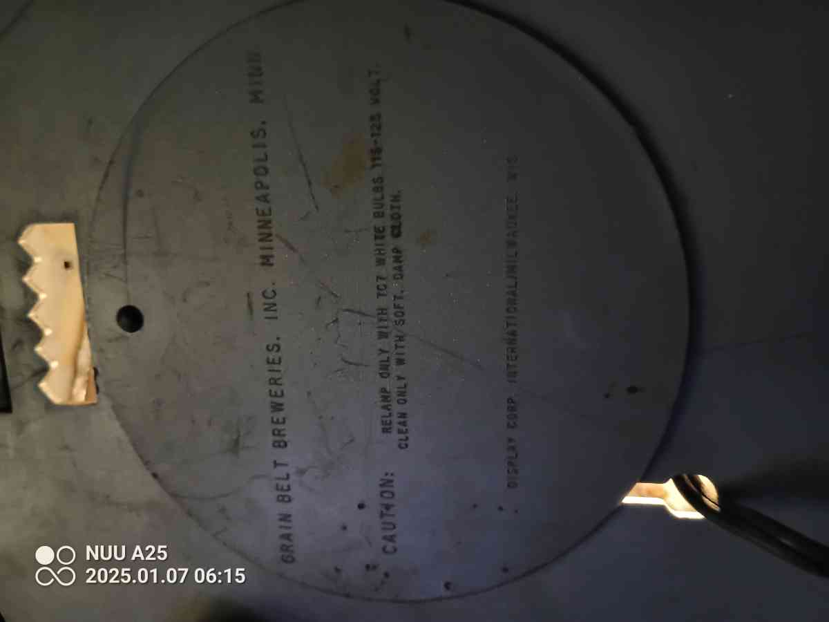 vintage light beer signs