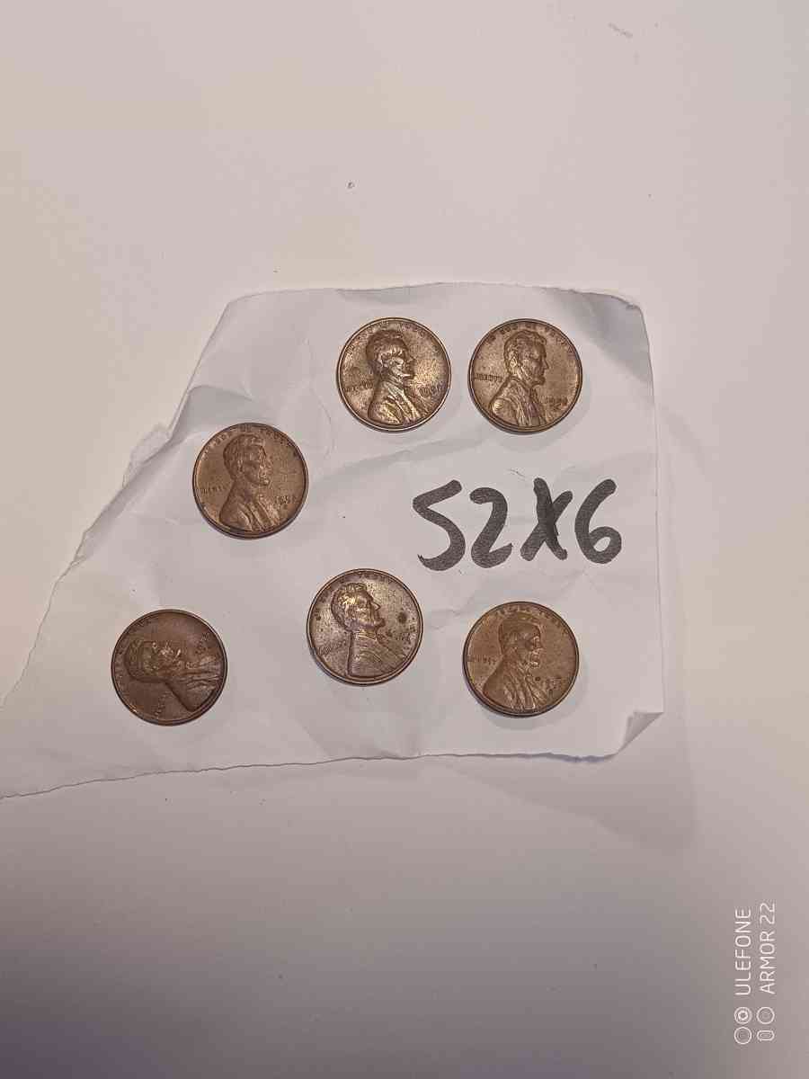 Wheat Pennys 5 Each B