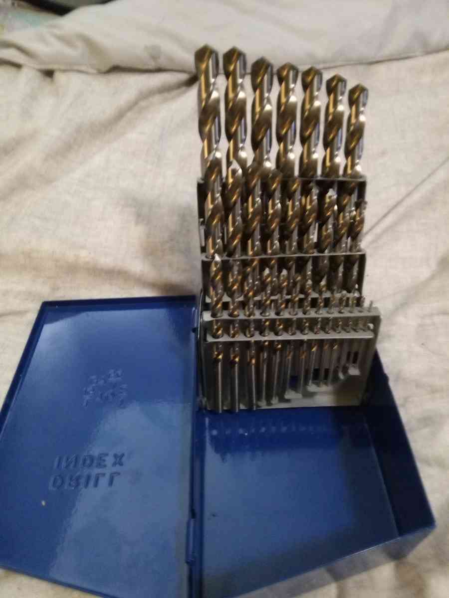 29 piece hardened steel drill bits