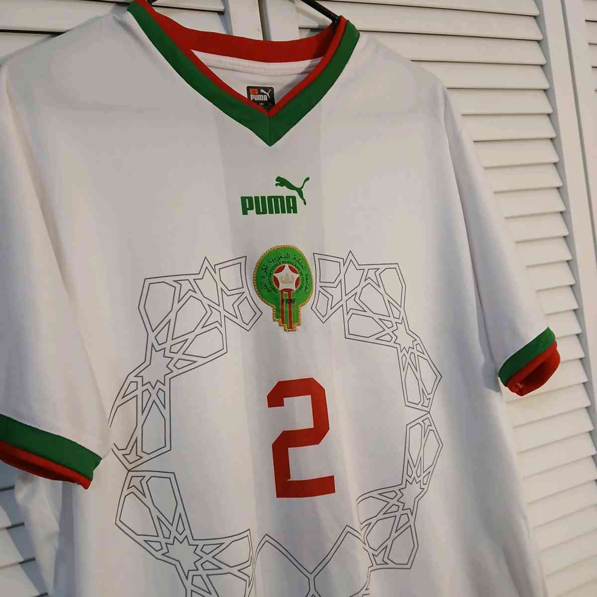 Authentic World Cup Morocco Hakimi Jersey Size 3XL