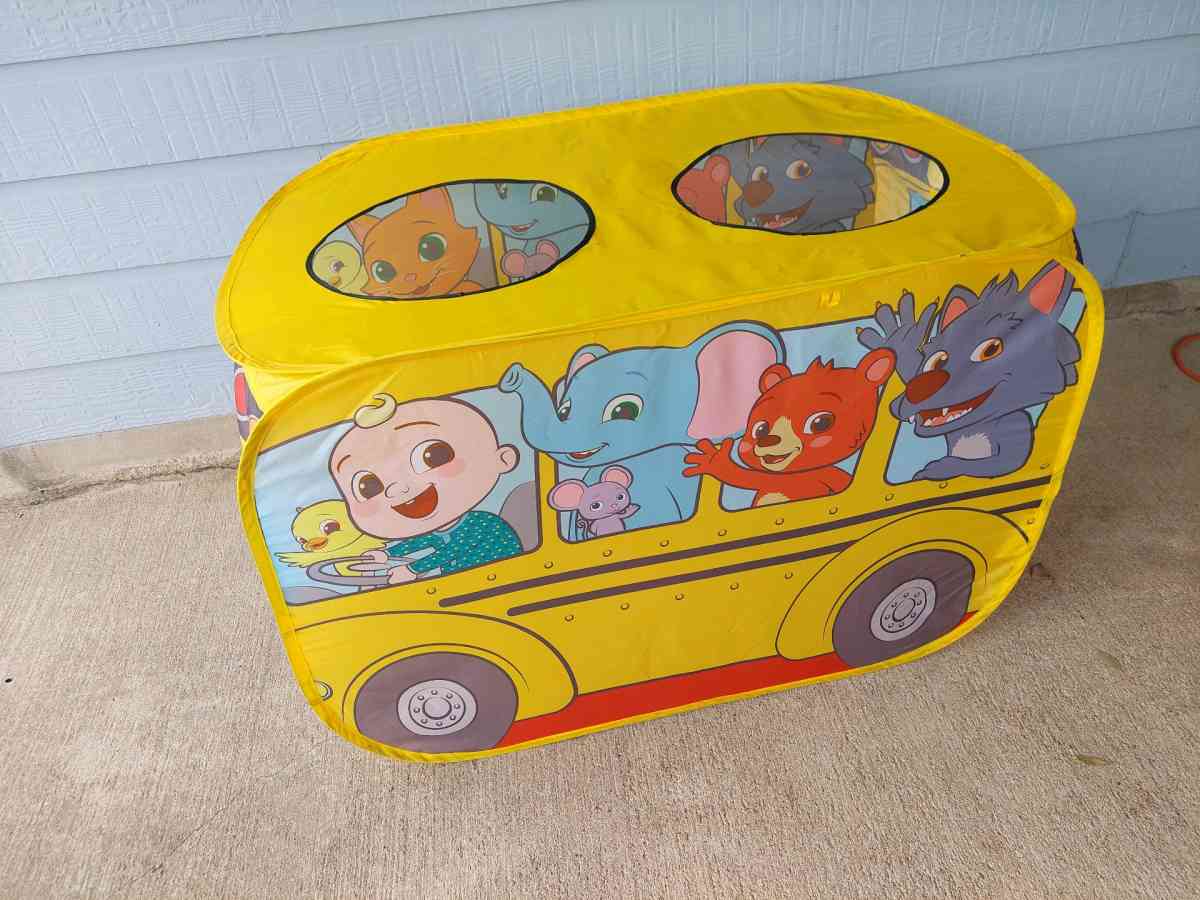 school bus pop up tent