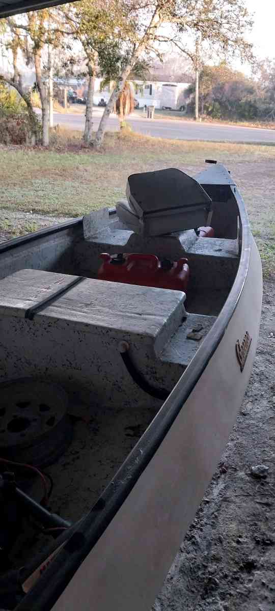 97 Gheen boat rated for 15h motor with trailer