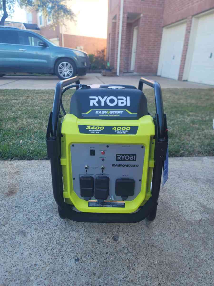 Generador Ryobi 4000 Watts Nuevo Trabajando Muy bien - Houston, Texas - FleaMarketBay