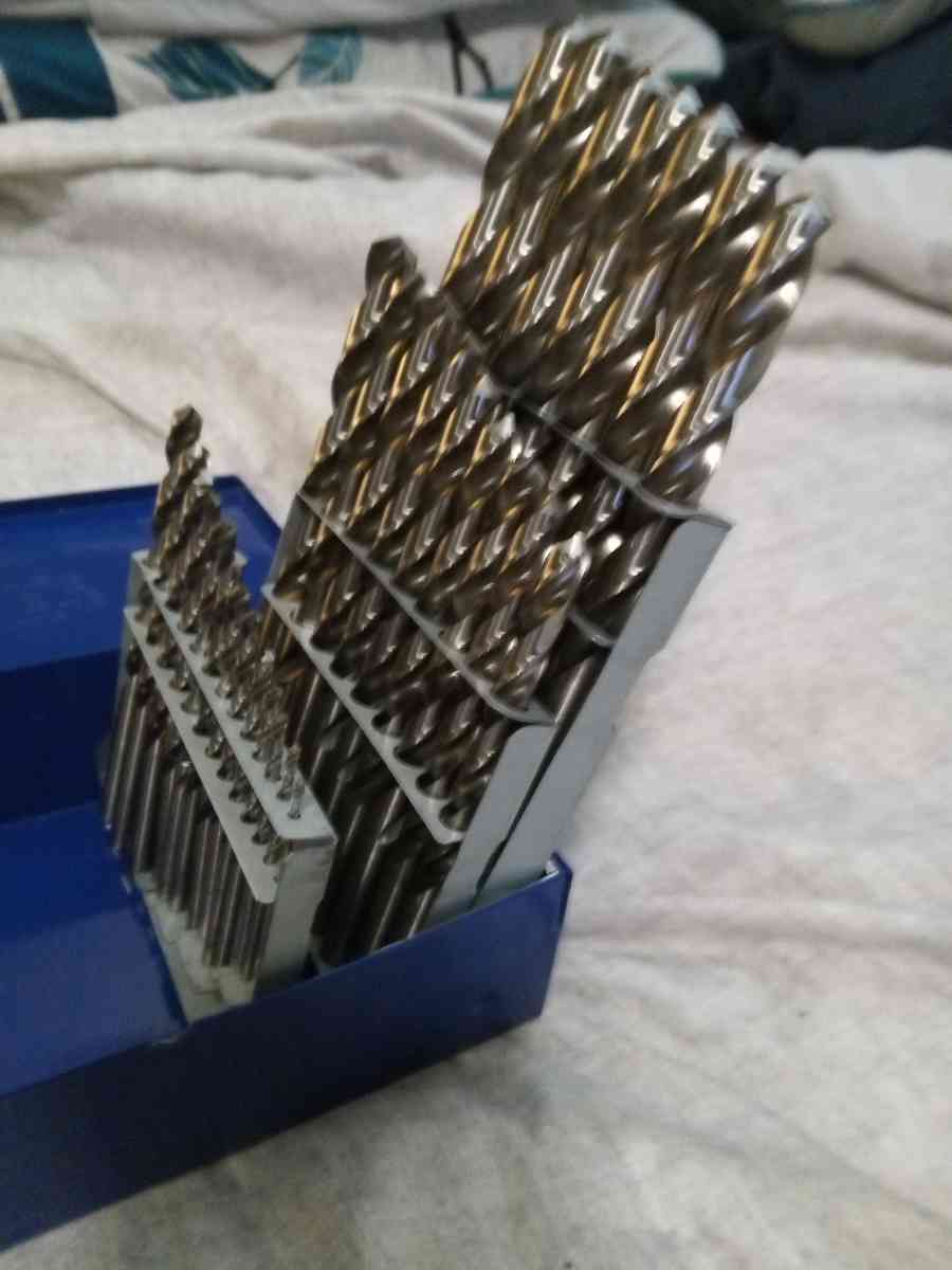 29 piece hardened steel drill bits
