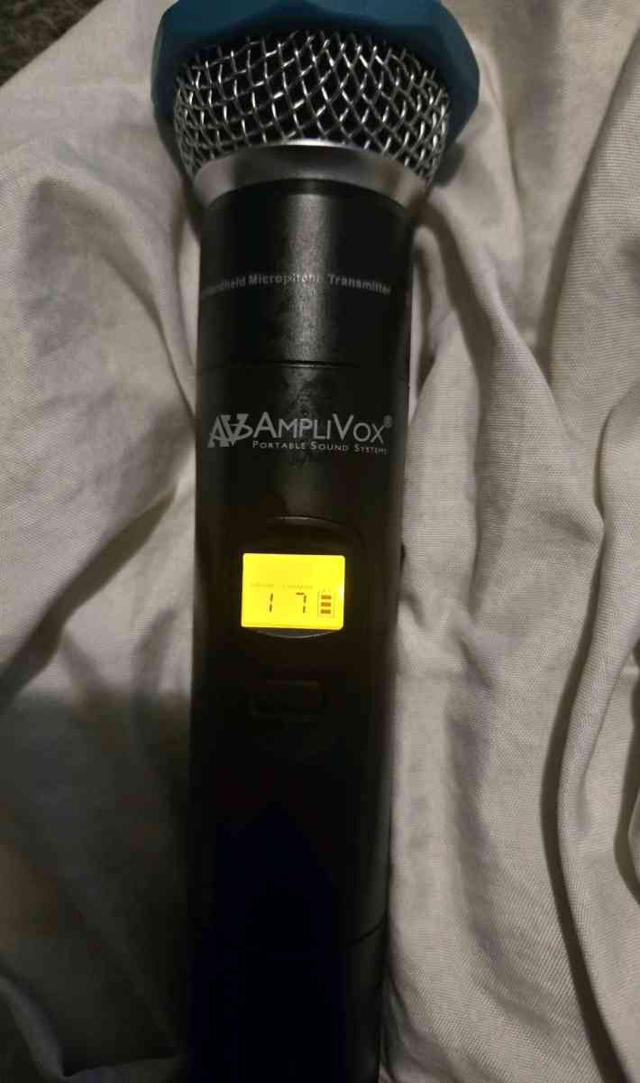 AMPLIVOX Portable Sound Systems Microphone