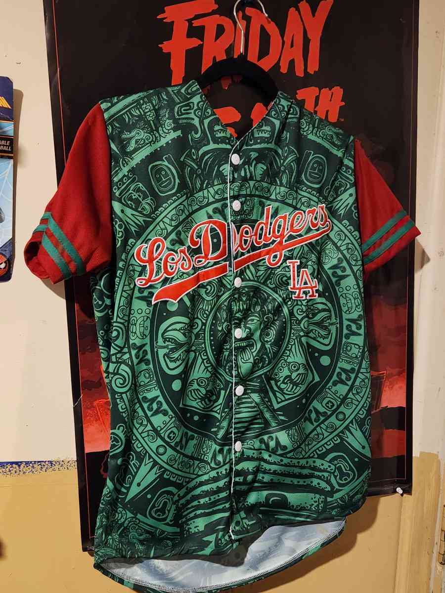 Los dodgers Aztec calendar jersey - Palo Alto, California - FleaMarketBay