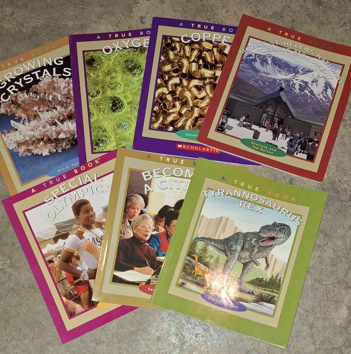 Lot A True Book by Scholastic 7 books total - Salem, Iowa - FleaMarketBay