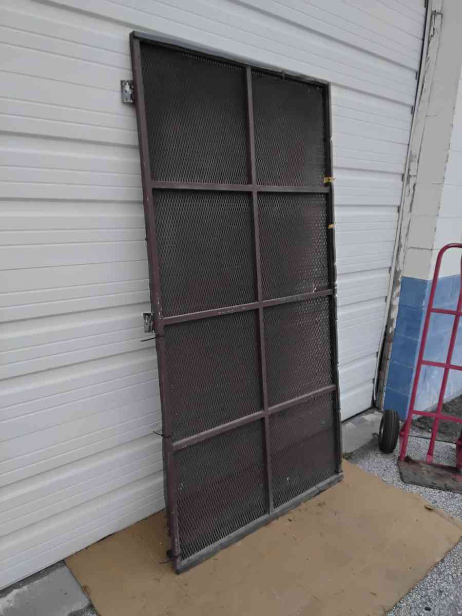 Well Made All Steel Screen Door for Man Door Like New