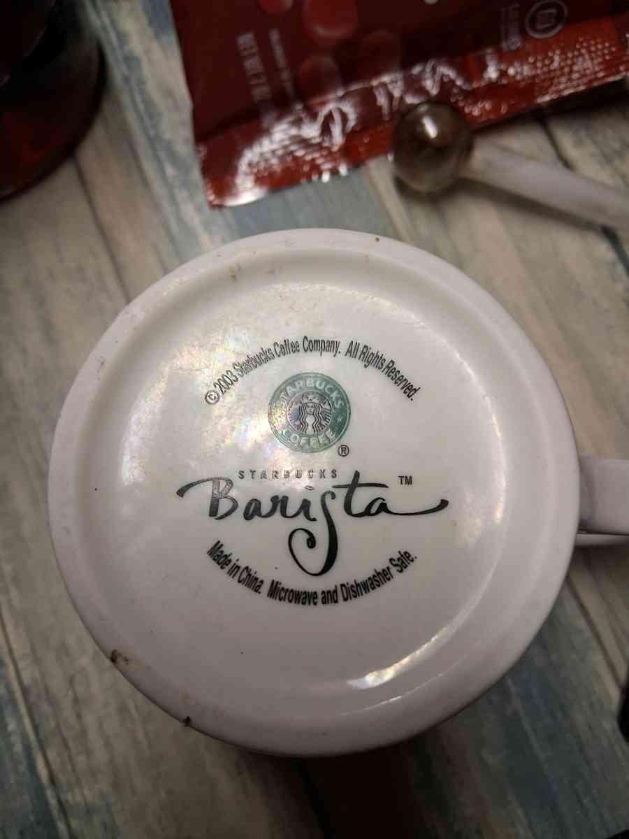 2003 Starbucks batista mug