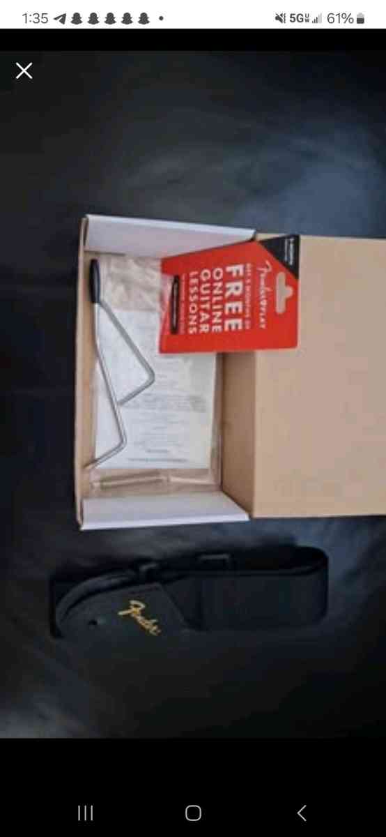 Black Electric guitar fender squier stratocaster