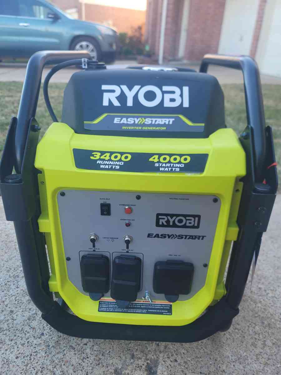 Generador Ryobi 4000 Watts Nuevo Trabajando Muy bien - Houston, Texas - FleaMarketBay