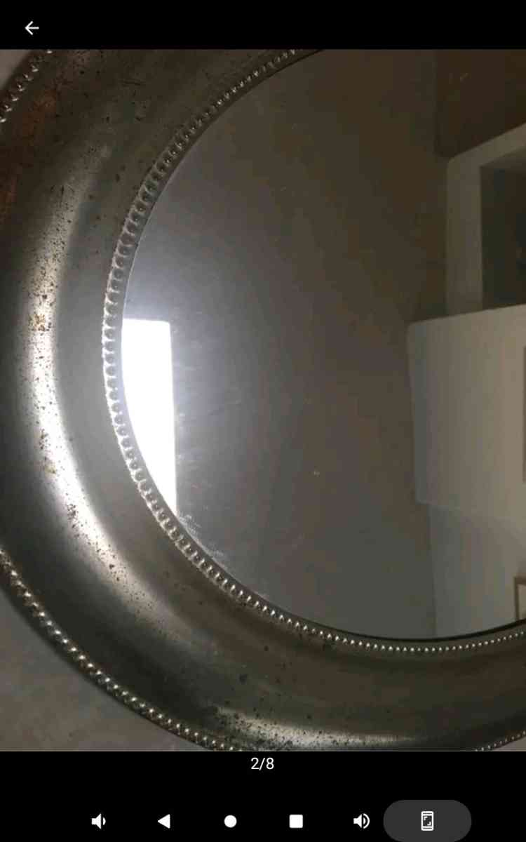 antique princess mirror matel one could use a paint job