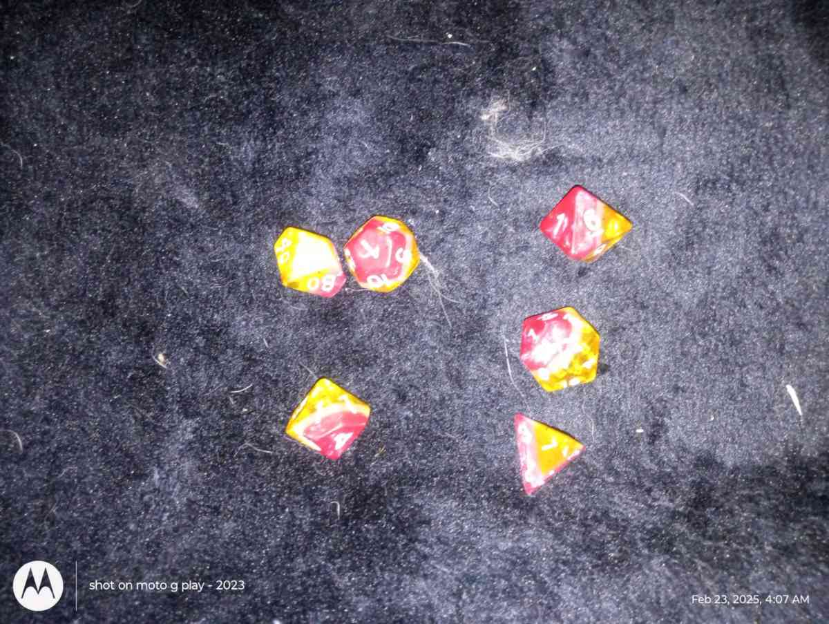 Set of colorful dice DND - Sacramento, California - FleaMarketBay