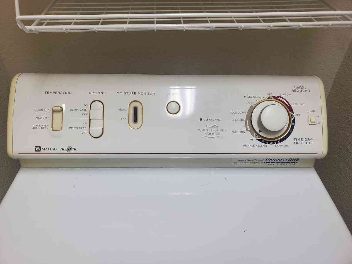 Maytag  Neptune Dryer  Model MDE4000AYW 27W x 28D x 43H