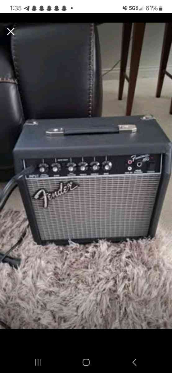 Black Electric guitar fender squier stratocaster