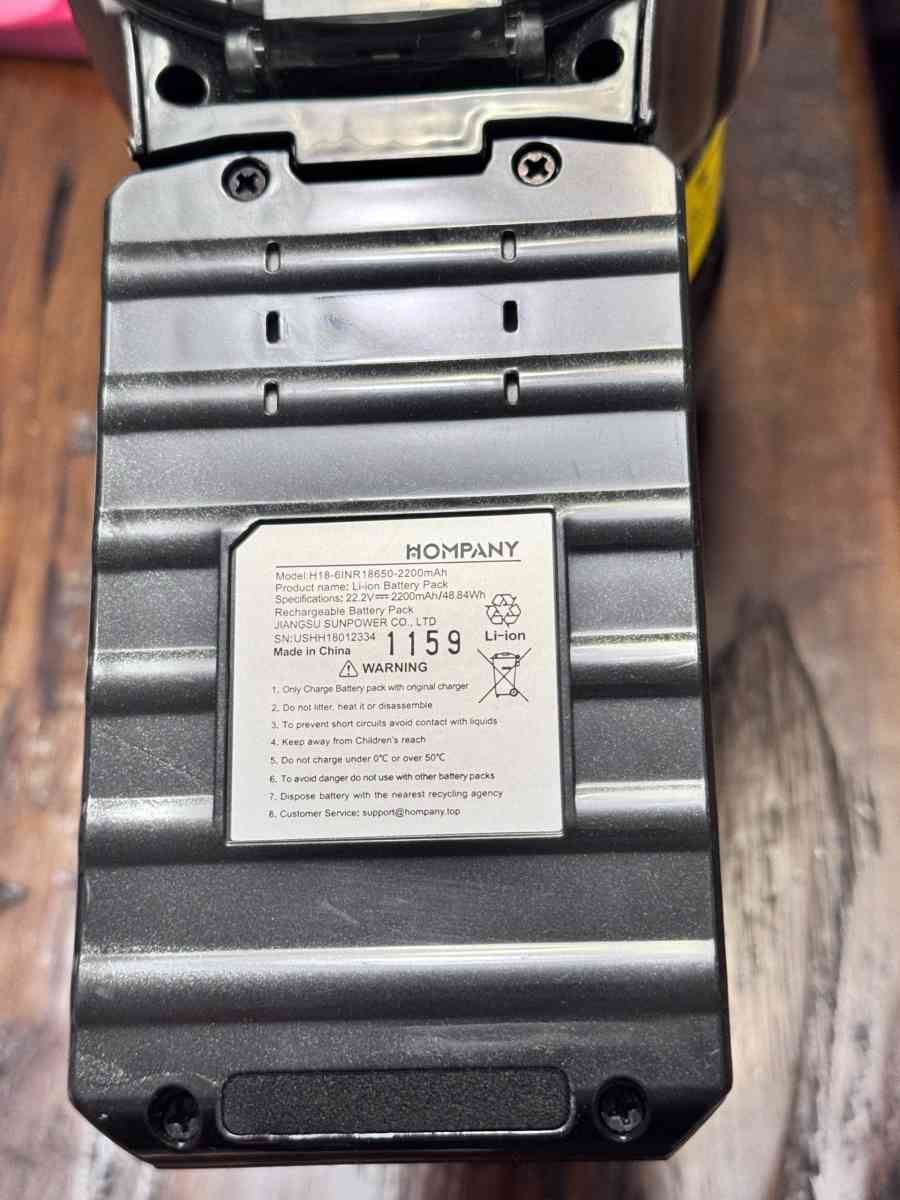 Lightweight Rechargeable Cordless Stick Vacuum 50 Minute Run