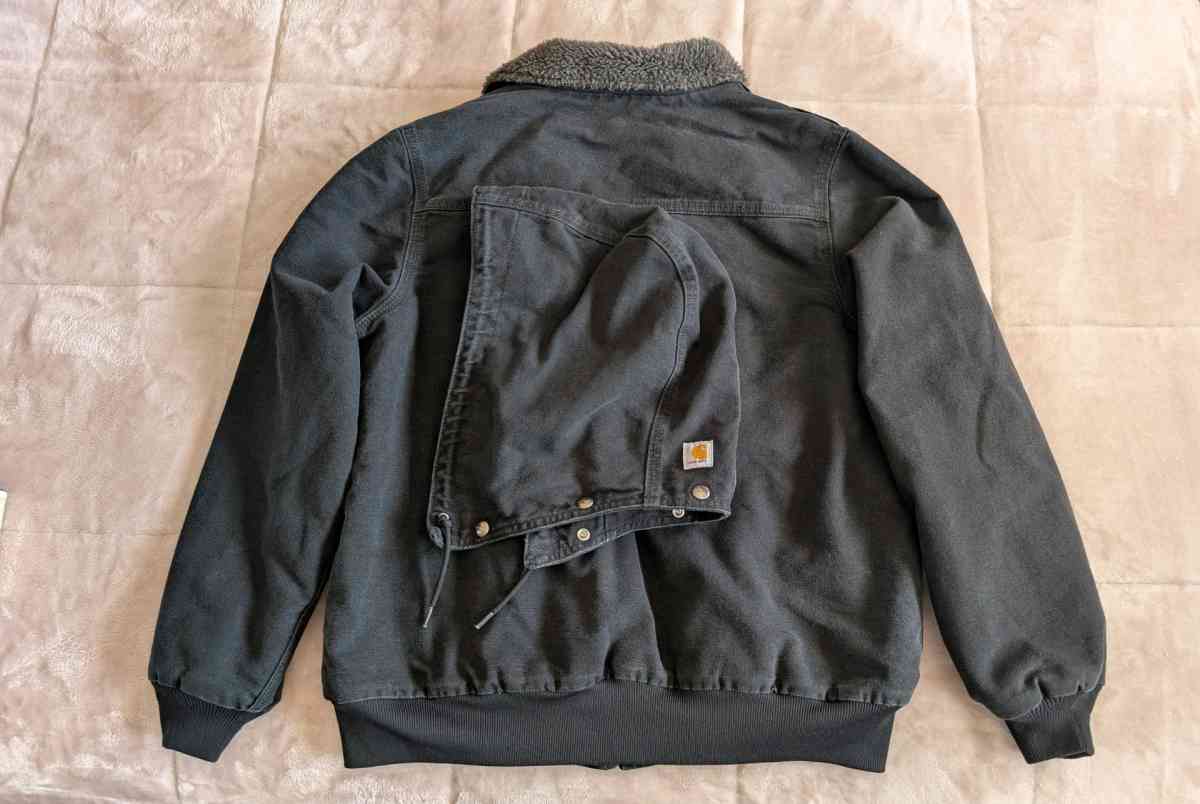 Carhartt Wildwood Jacket Sherpa Lined Womens XL Black