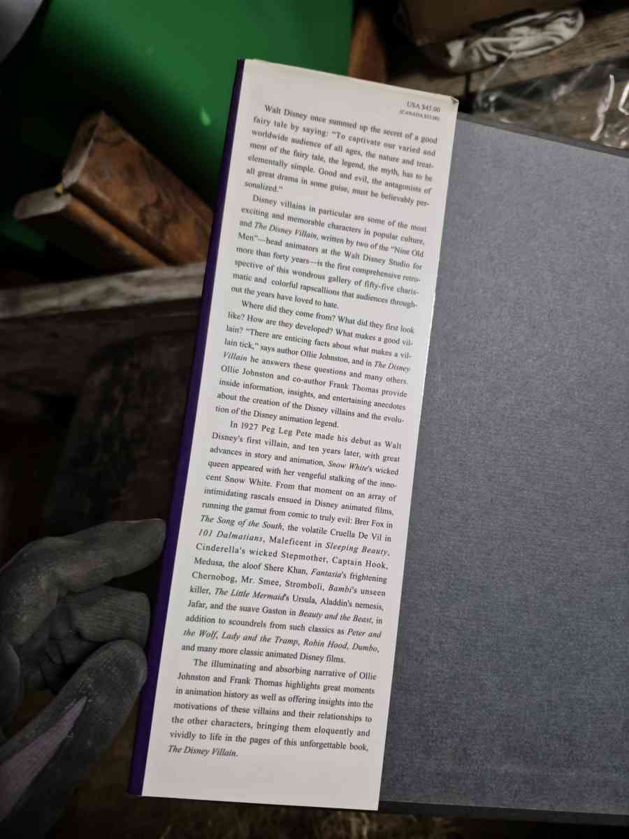 the Book Disney villain