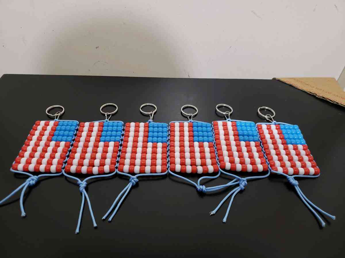 American Flags Keychains