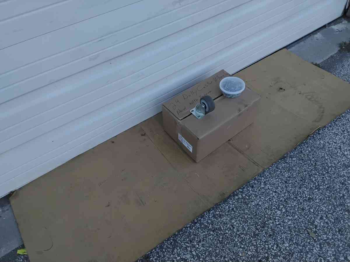 Nice Heavy Duty Caster Wheels 24 and with Hardware Like New