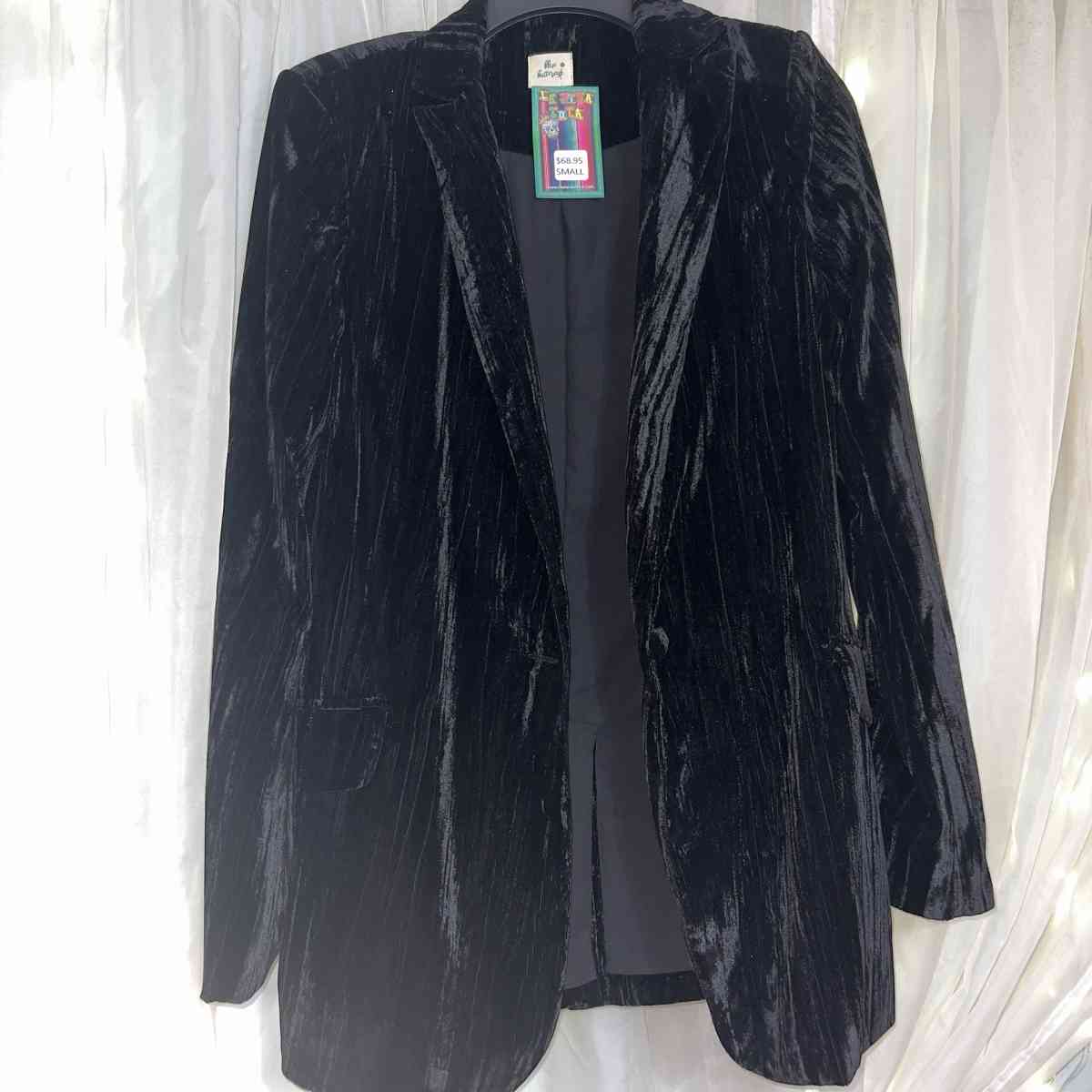 Black Velvet Blazer