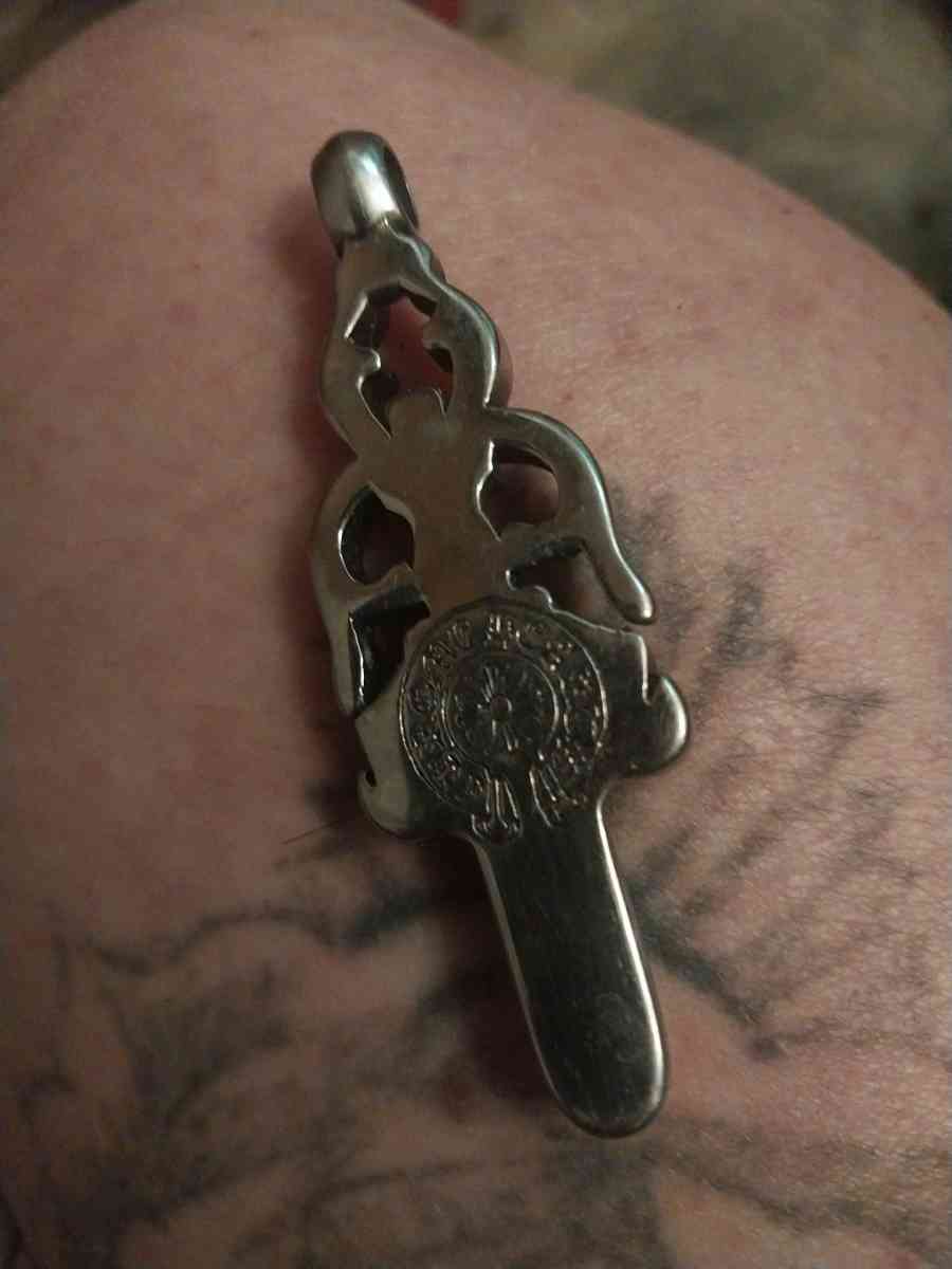 chrome hearts old school dagger pendant