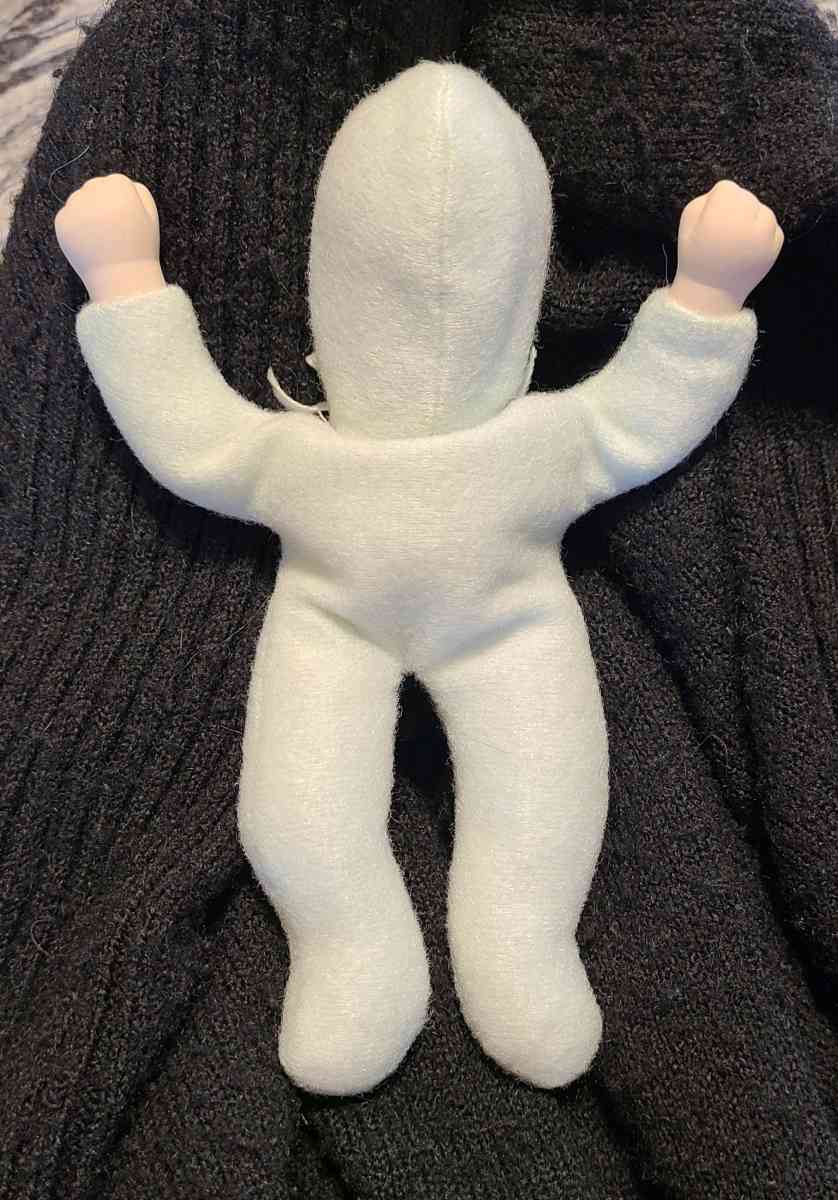 1980 OOAK Vintage SoftBody 7 Porcelain Sleeping Baby Doll  R