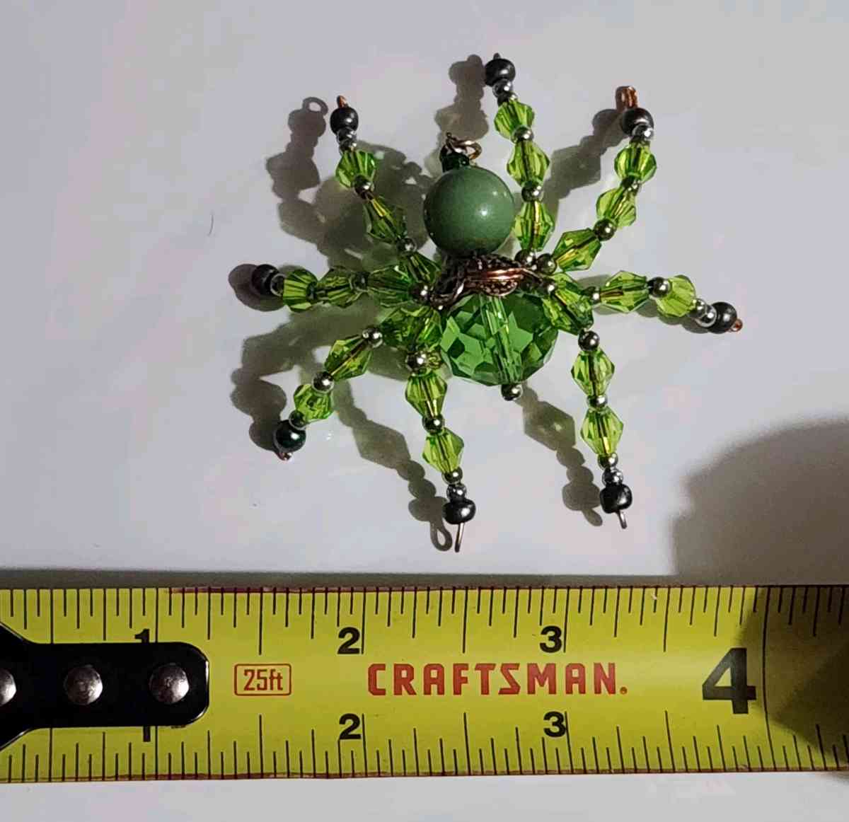 handmade glass beaded spider