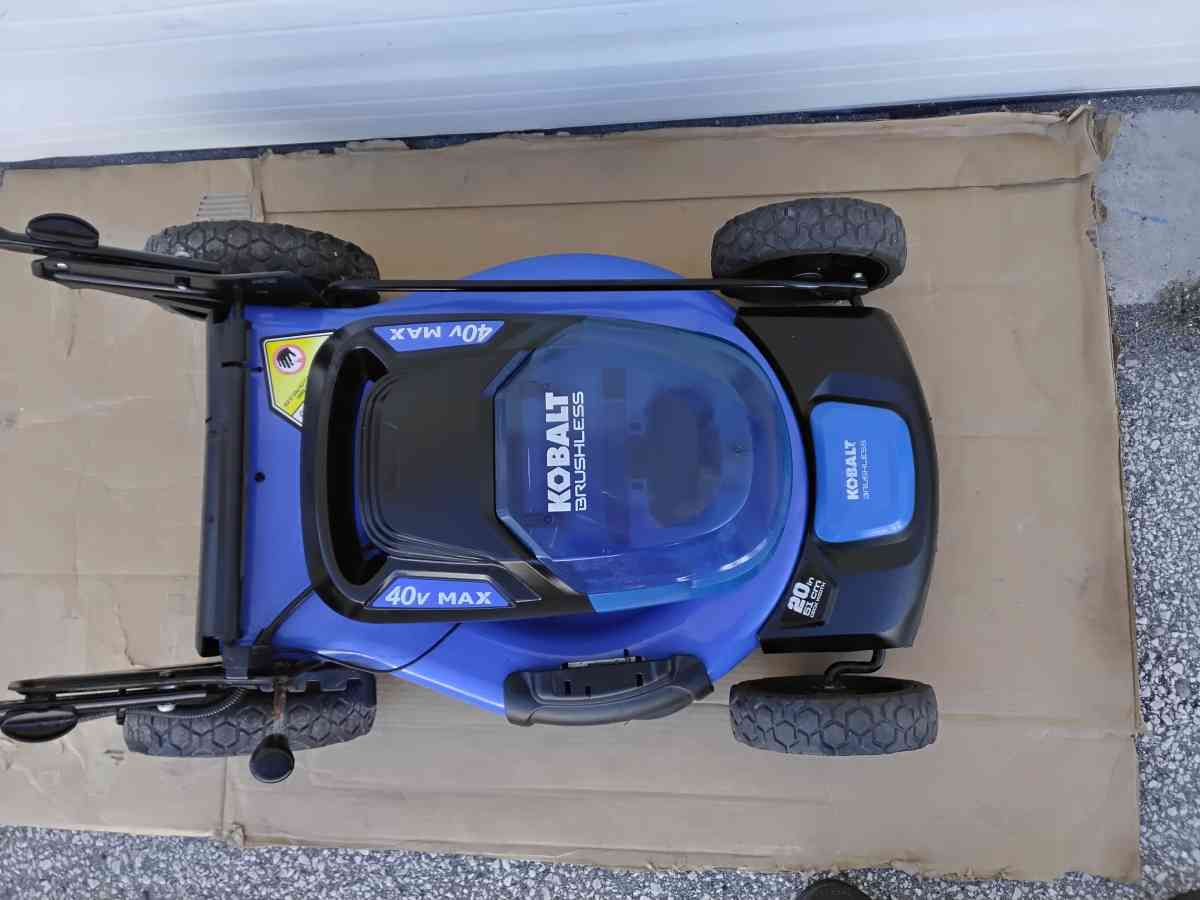 Nice Kobalt Cordless 40 Volt Brushless Lawn Mower
