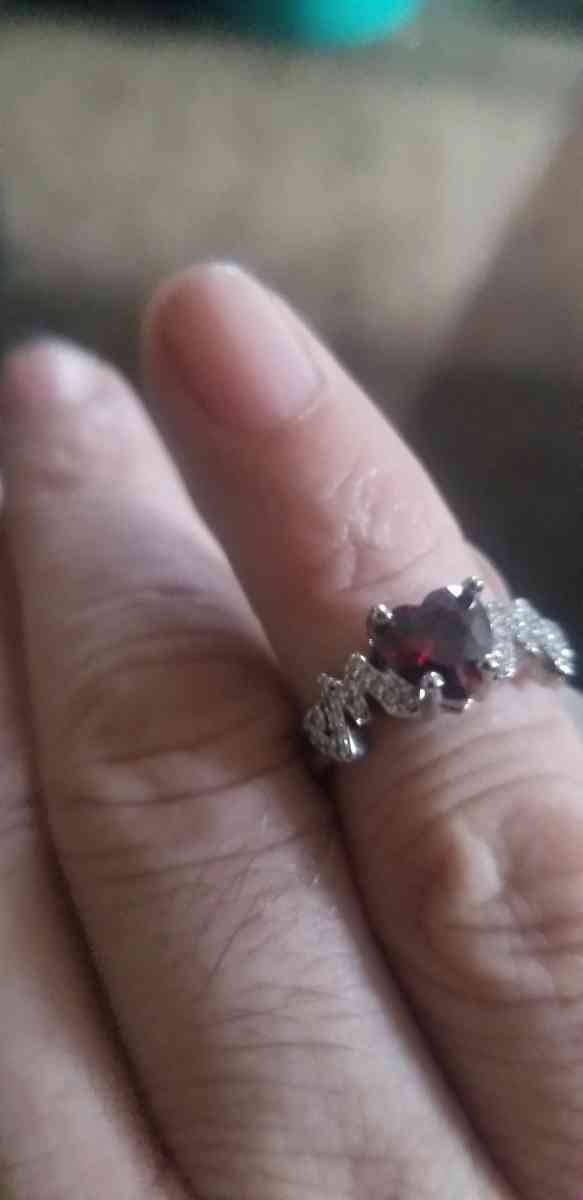 Pyrobe Garnet Ring
